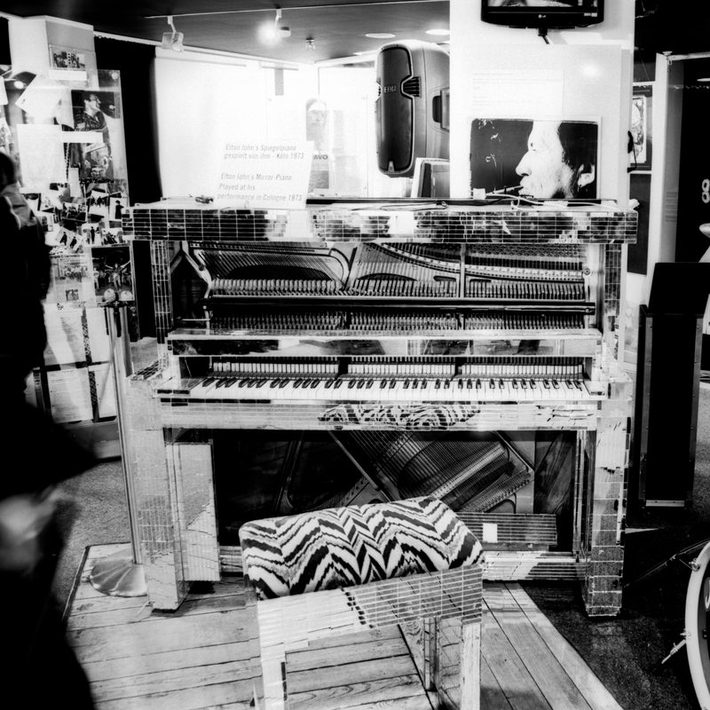 Elton Johns Mirror Piano